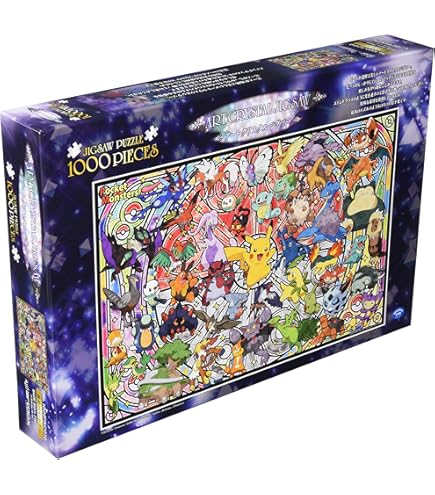 Amazon.com: Pokemon 1000 Piece Art Crystal Jigsaw Puzzle Pocket